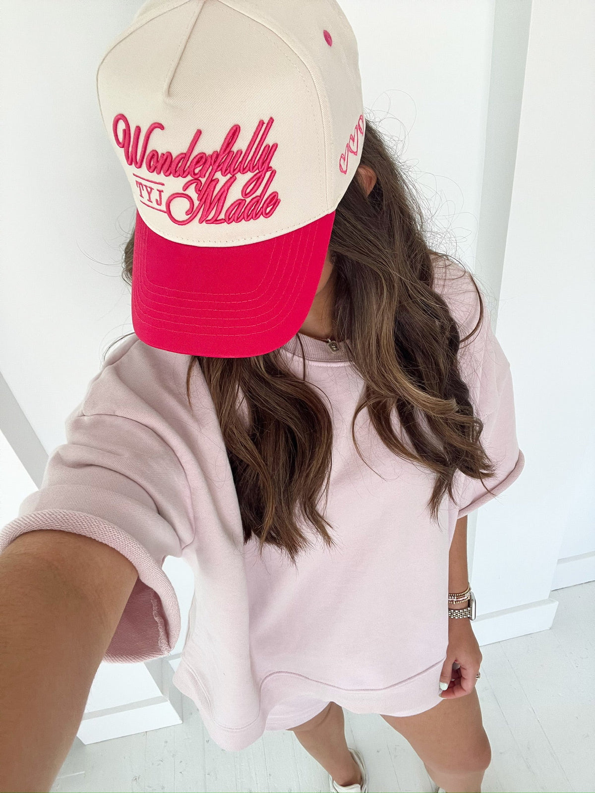 Wonderfully Made - Hot Pink Vintage Trucker Hat