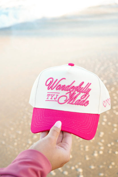 Wonderfully Made - Hot Pink Vintage Trucker Hat