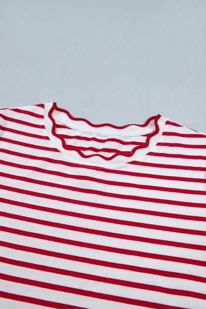 Estrella Scallop Trim Casual Top Set