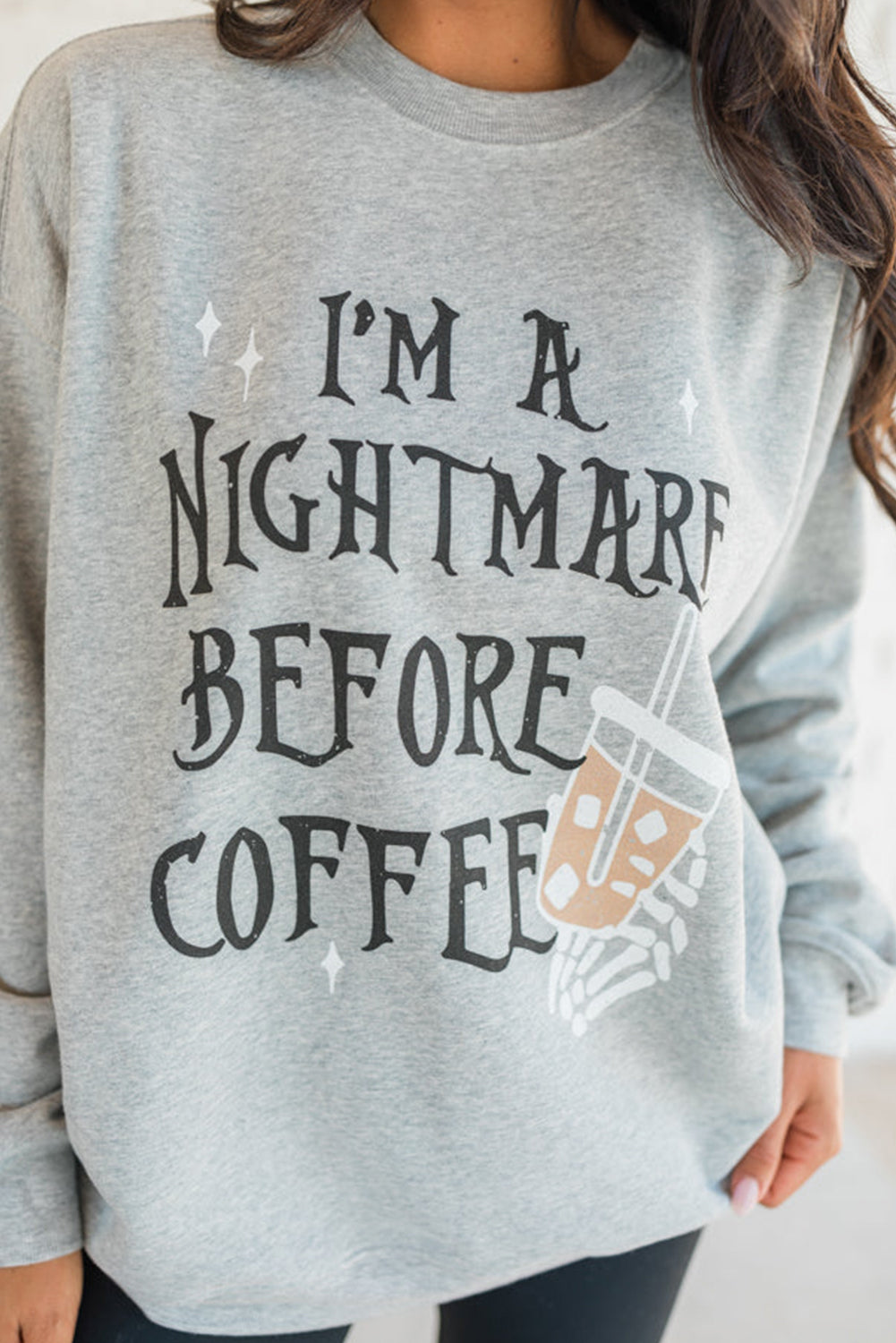 I'M A NIGHTMARE BEFORE COFFEE Sweatshirt