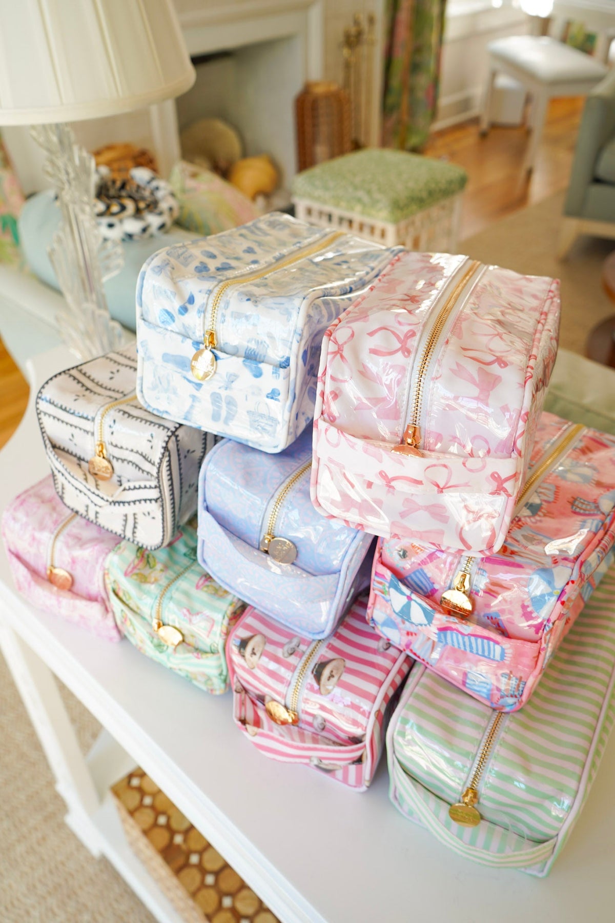 Clear Coat Toiletry Dopp Kit