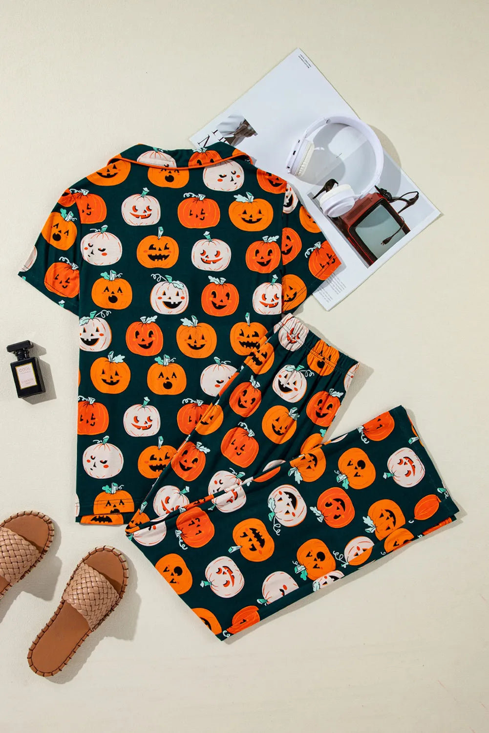 Pumpkin Top and Pants Lounge Set