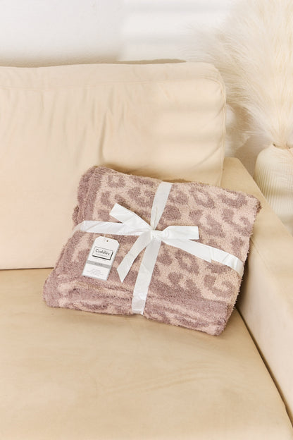 Cuddley Leopard Throw Blanket