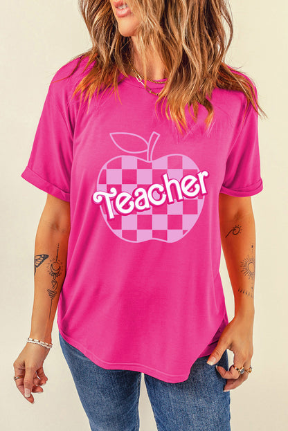 Checkered Apple T Shirt