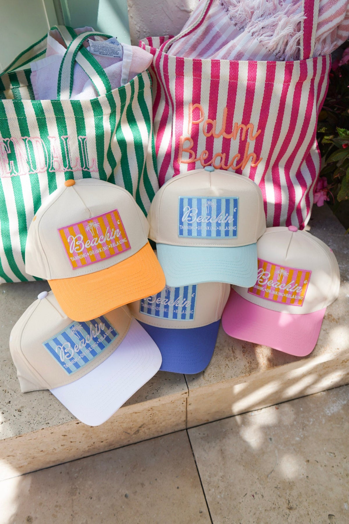 Beachin' - Vintage Trucker Hat