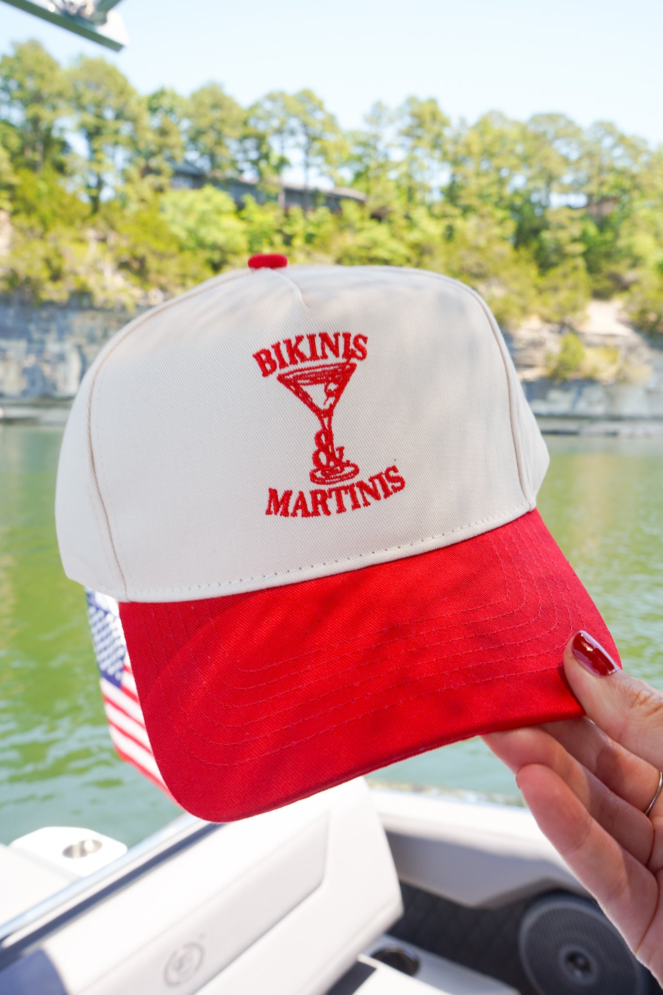 Bikinis & Martinis Vintage Trucker Hat