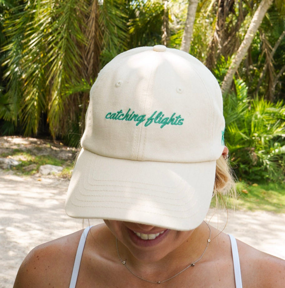 Catching Flights - Cream Dad Cap