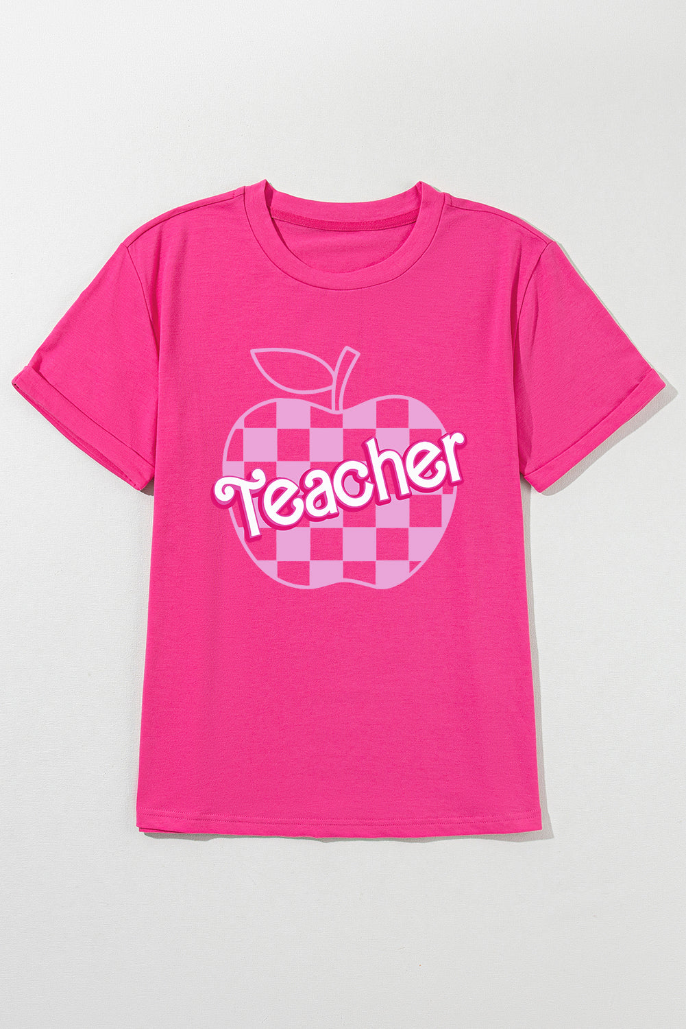 Checkered Apple T Shirt