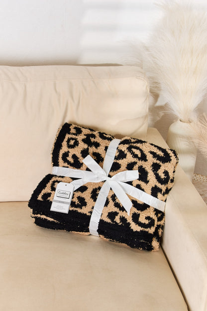 Cuddley Leopard Throw Blanket