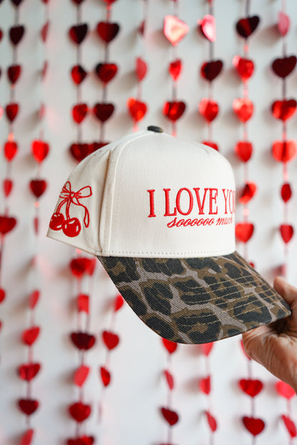 I Love You Sooooo Much - Leopard Vintage Hat