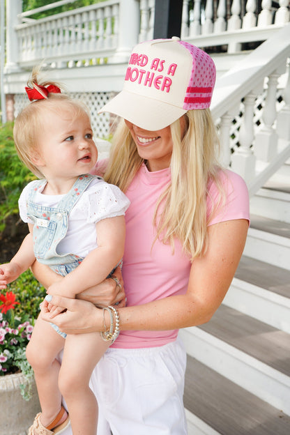 Tired as a Mother - Tan Trucker Hat