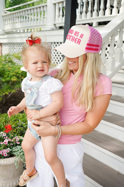 Tired as a Mother - Tan Trucker Hat