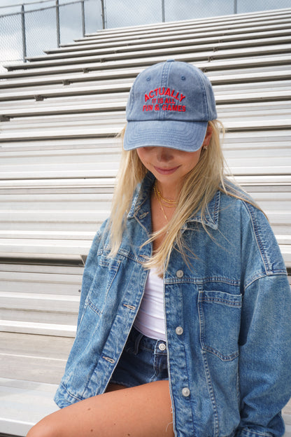 Actually It Is All Fun & Games - Dad Cap