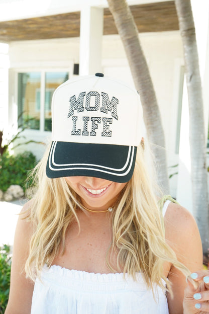 Mom Life - Black Vintage Trucker Hat