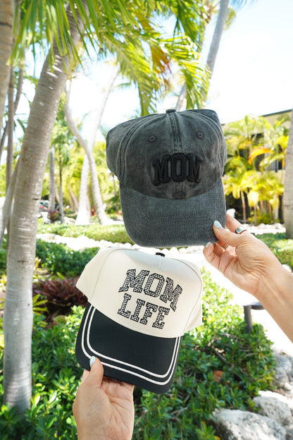 Mom Life - Black Vintage Trucker Hat