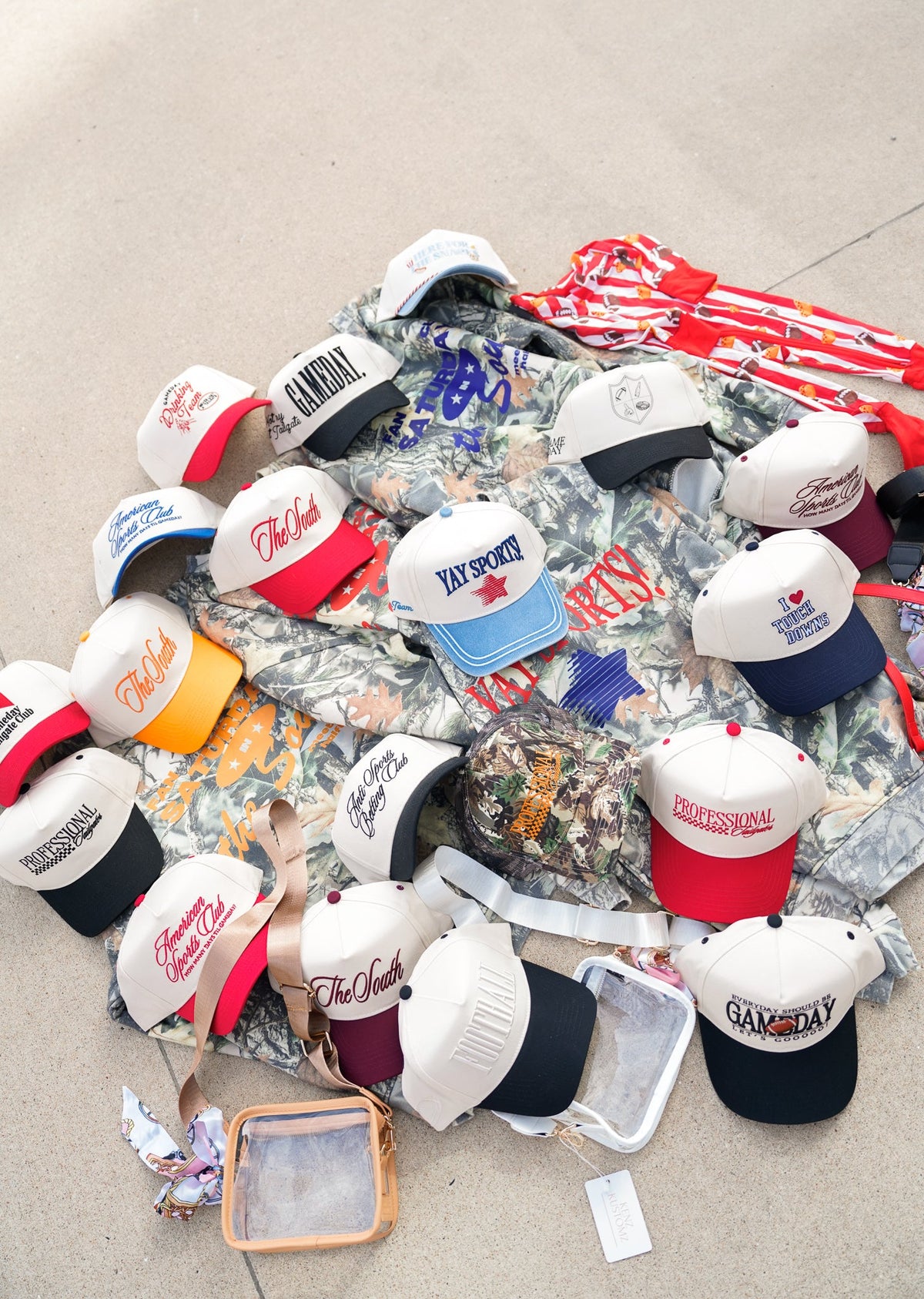 Gameday Tailgate Club - Red Vintage Trucker Hat