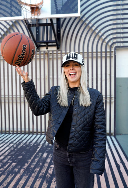 Baller - Black Vintage Trucker Hat