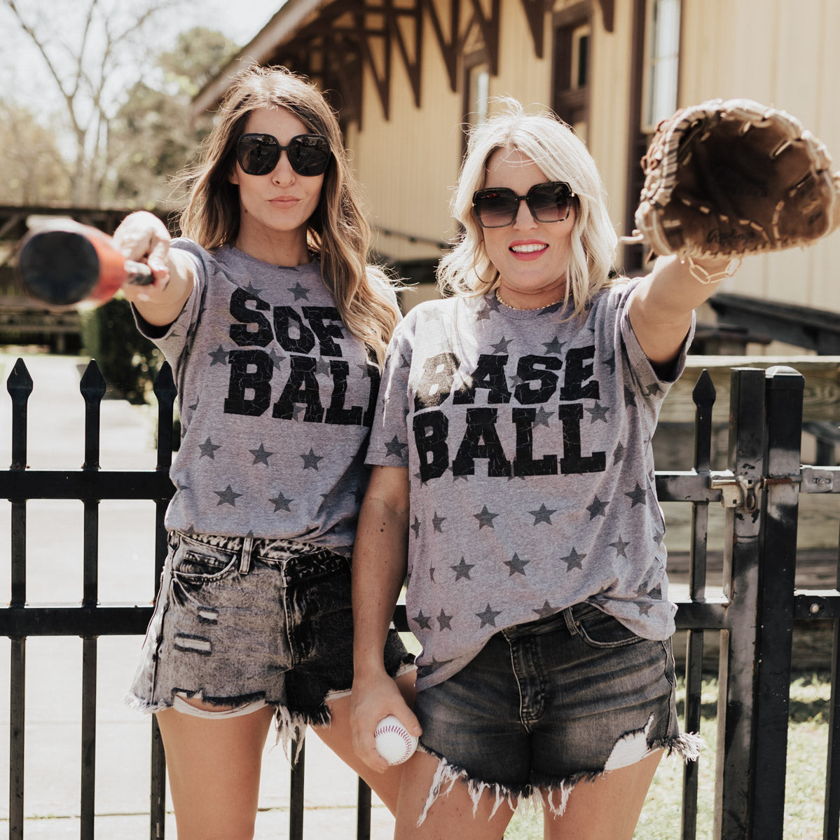 SOFTBALL Star *Grey Star (S-3X)