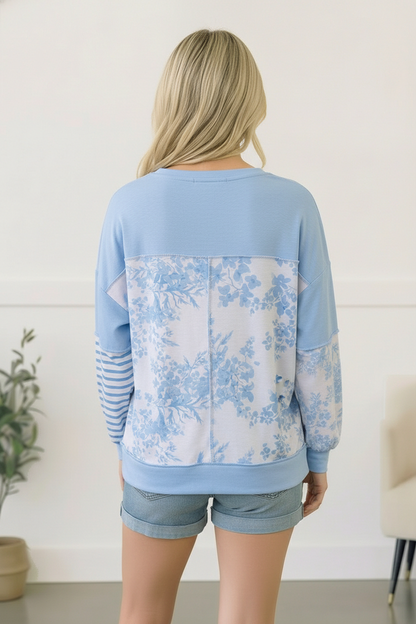 Coastal Calm Colorblock Top
