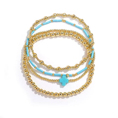 Stackable Cross Bracelet Sets RTS