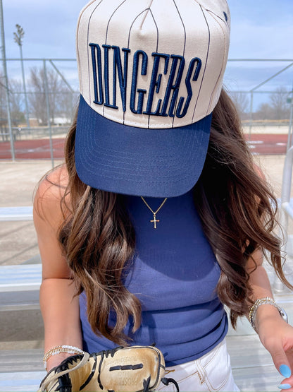 Dingers - Stripe Vintage Trucker Hat