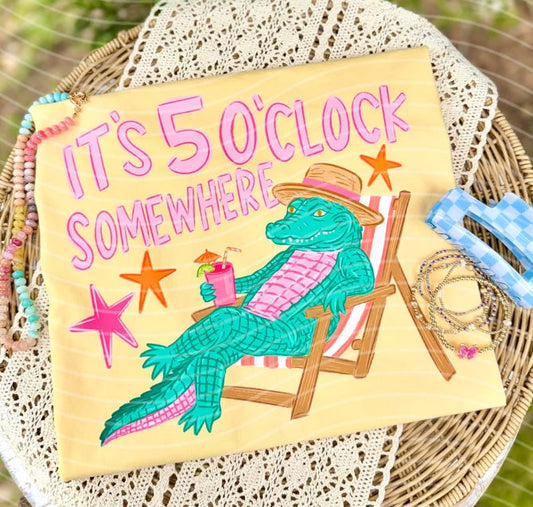 It's 5 O'clock Somewhere Graphic Tee