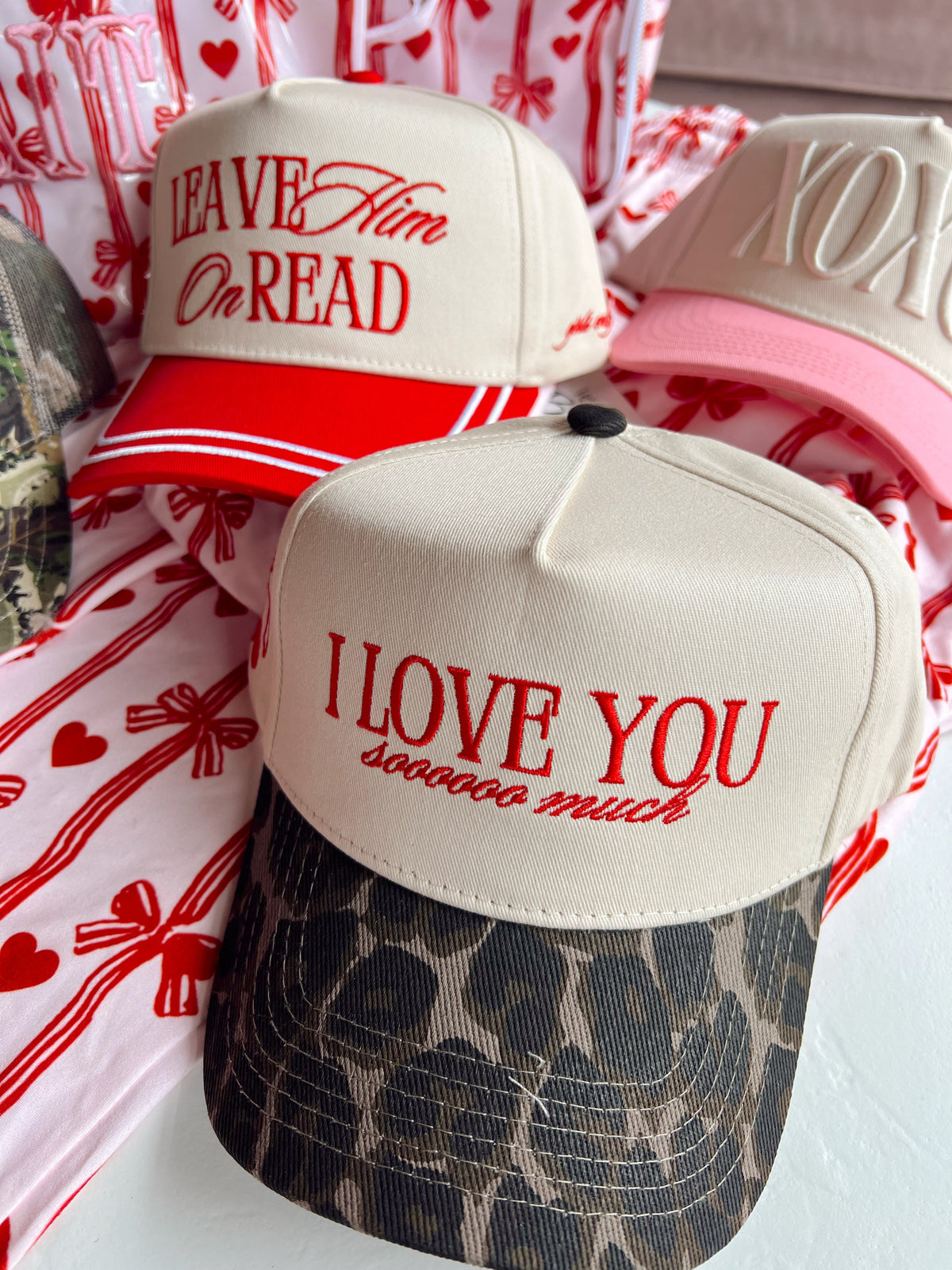 I Love You Sooooo Much - Leopard Vintage Hat