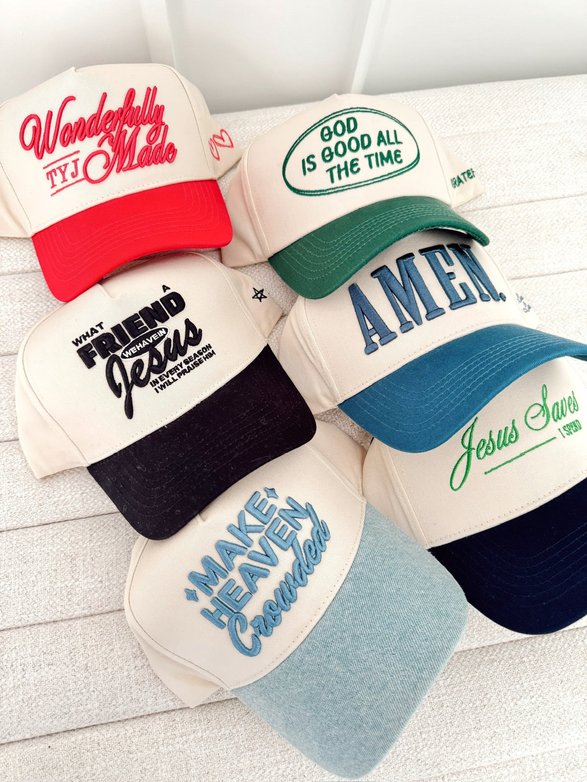 God is Good - Green Vintage Trucker Hat