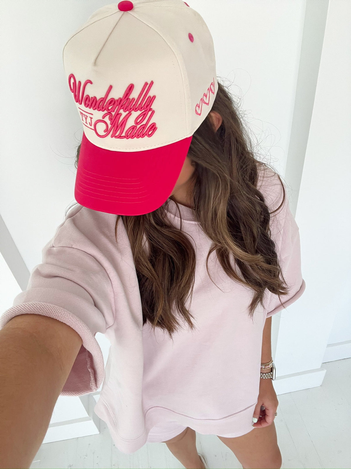 Wonderfully Made - Hot Pink Vintage Trucker Hat