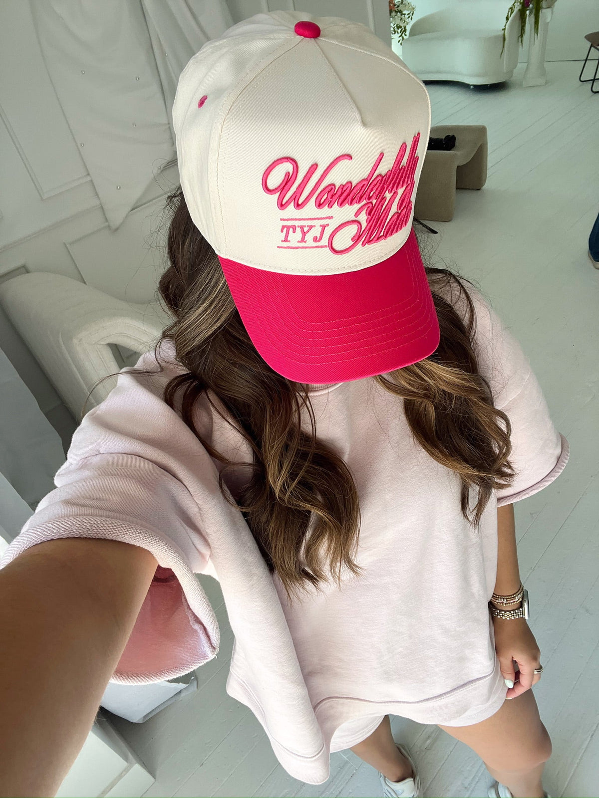 Wonderfully Made - Hot Pink Vintage Trucker Hat
