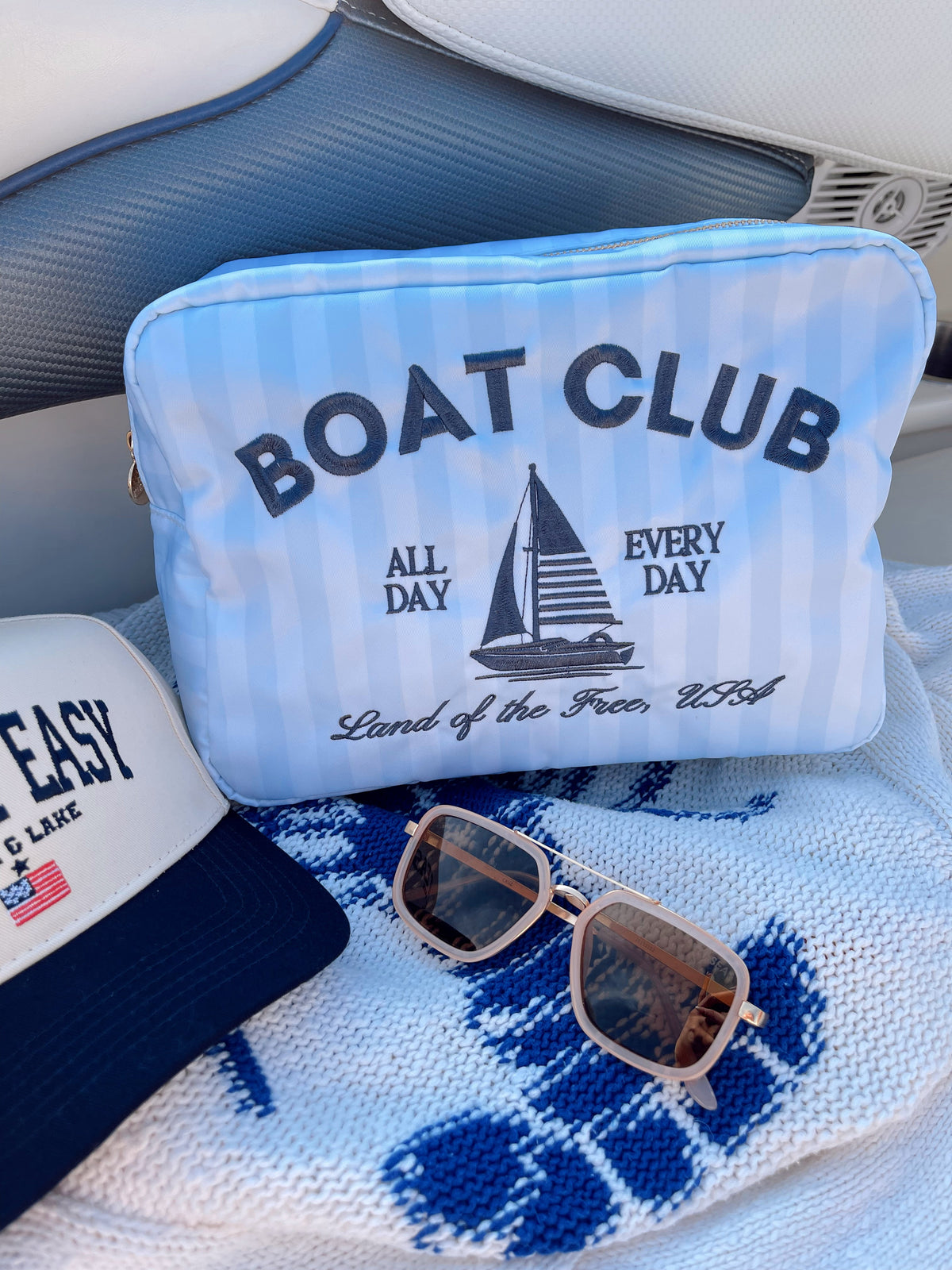 Boat Club - Blue Stripes XL Bag
