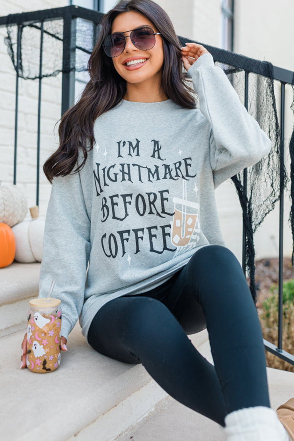 I'M A NIGHTMARE BEFORE COFFEE Sweatshirt