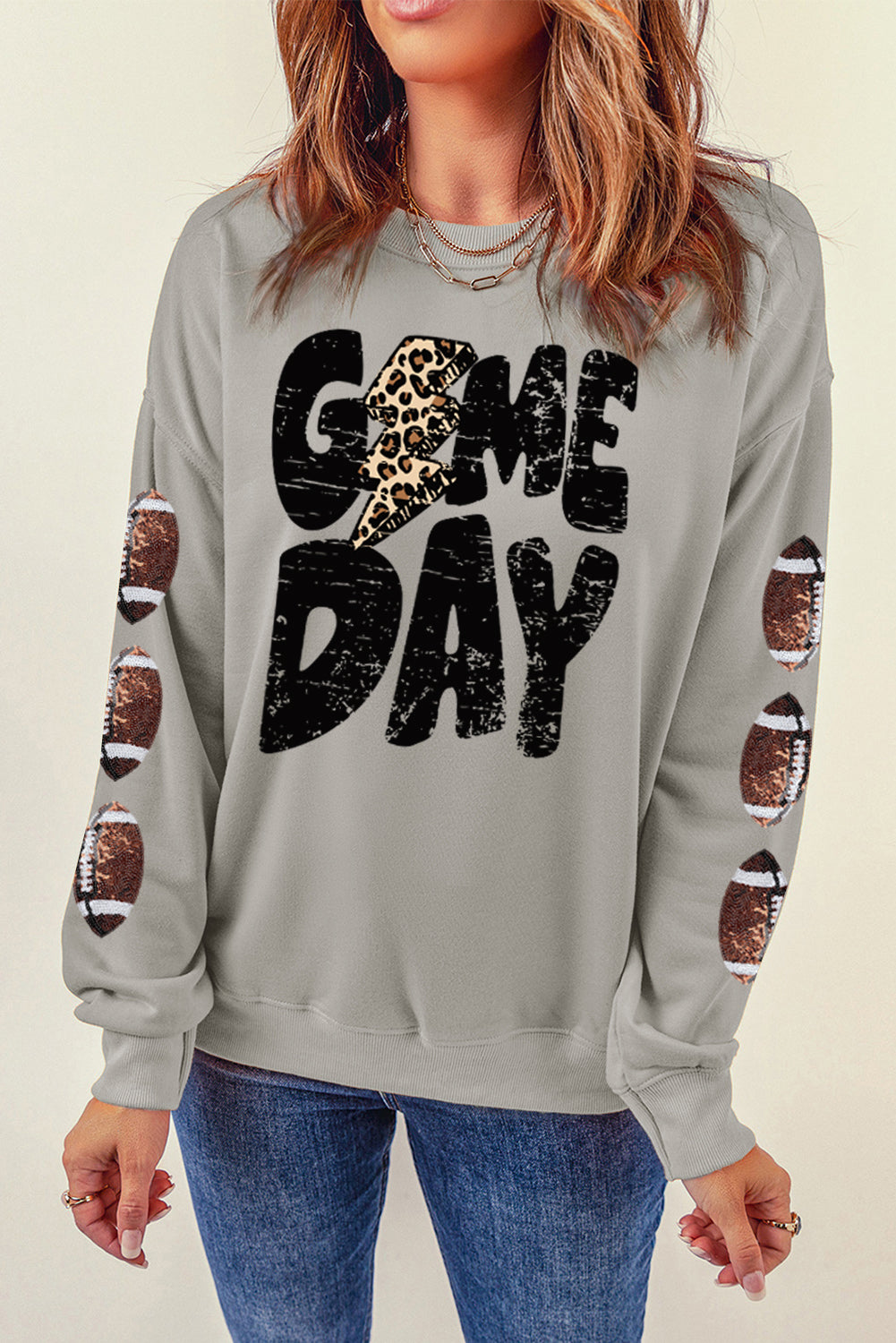 Gray GAME DAY Sweatshirt