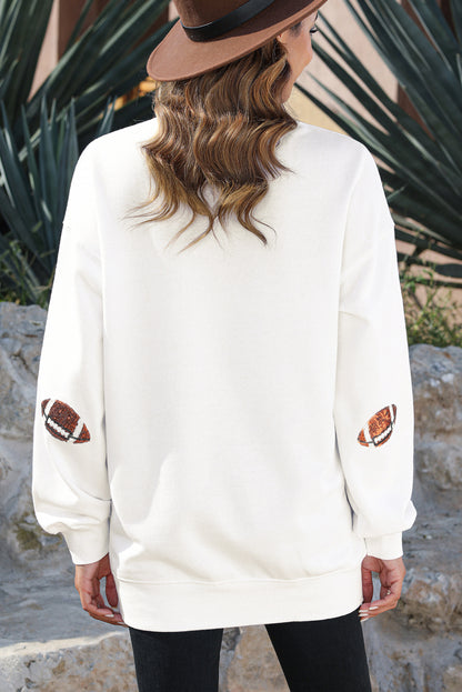 Beige Game Day Sweatshirt