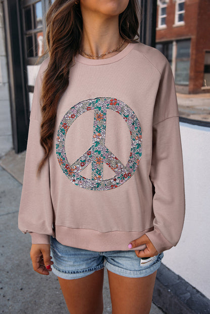 Floral Peace Sweatshirt