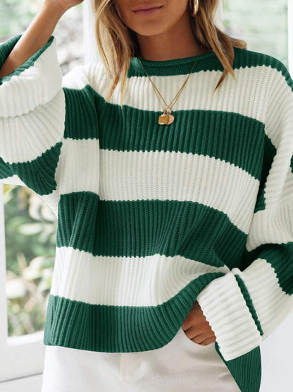 Round Neck Long Sleeve Sweater