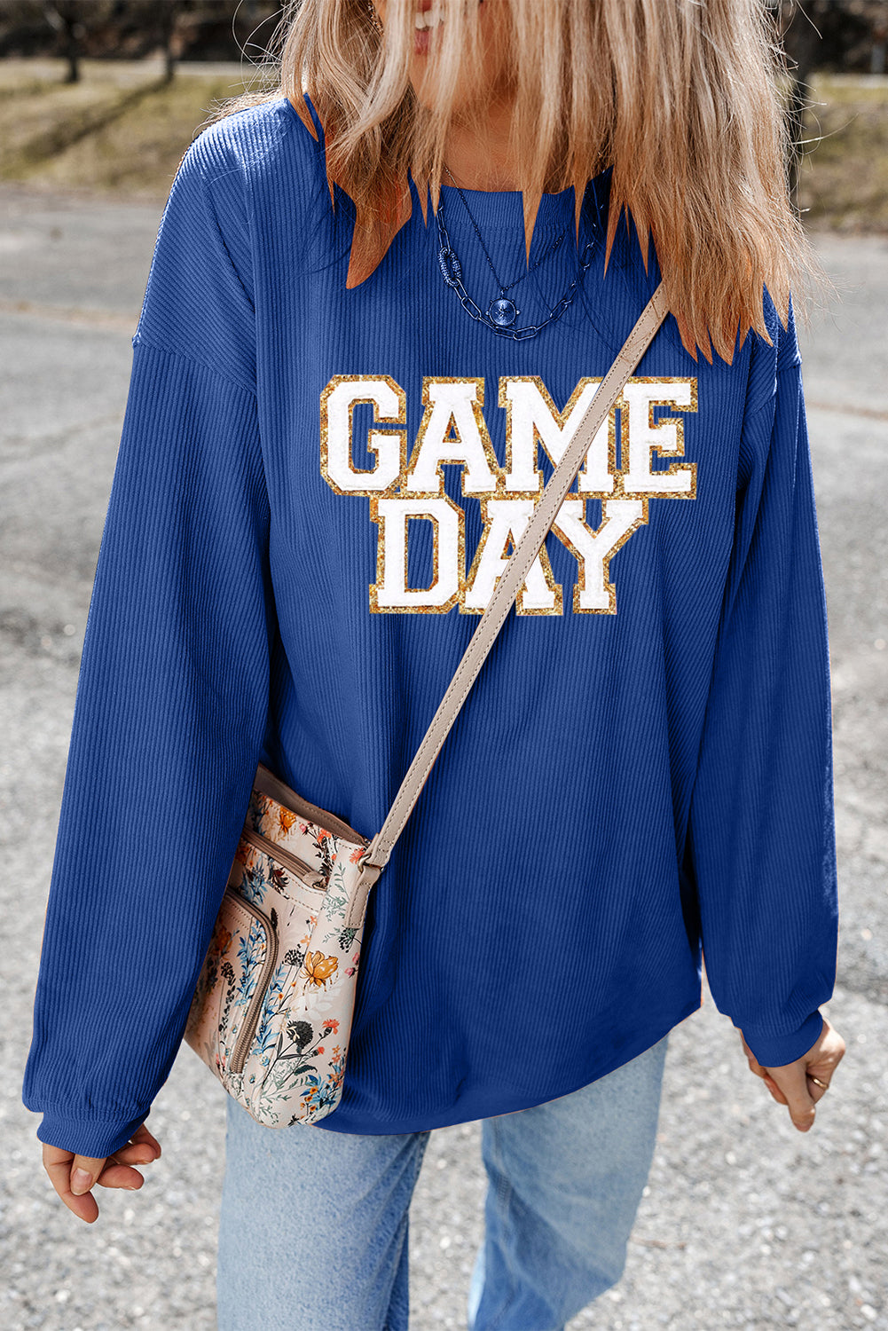 Blue + Gold GAME DAY Sweatshirt