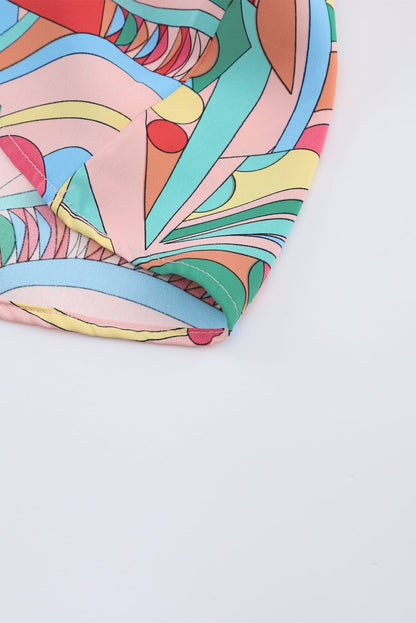 Kalani abstract Pattern Flowy Blouse