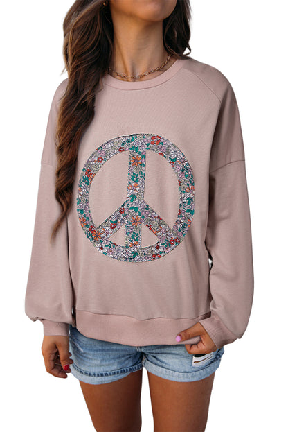 Floral Peace Sweatshirt